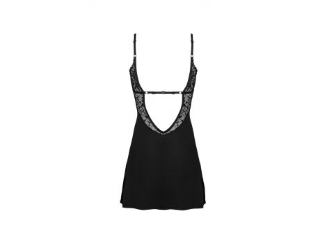 Bellastia koszulka i stringi Obsessive czarne XL/2XL - 6
