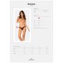 Stringi otwarte koronkowe Obsessive Bellastia czarne XL/2XL - 10