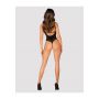 Body erotyczne Bellastia Obsessive otwarte czarne XL 2XL - 5