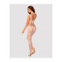 Bodystocking siateczkowy Obsessive G330 biały SML - 5