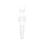 Bodystocking siateczkowy Obsessive G330 biały SML - 7