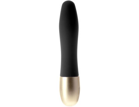 Mini wibrator Discretion Me You Us czarny 8 cm - 2