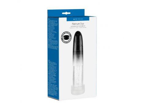 Automatyczny masturbator pompujący Me You Us Platinum Duo USB - 5
