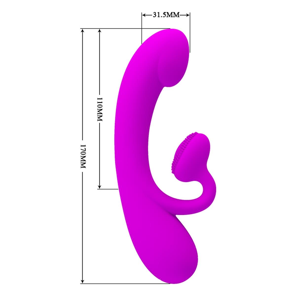 pretty love - full cover silicone, 10 vibration functions