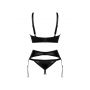 Komplet bielizny Armares otwarty czarny Obsessive M/L - 7