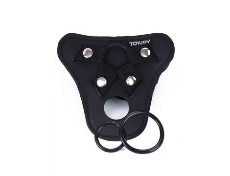 Uprząż do straponu ToyJoy poliestrowa czarna - 3