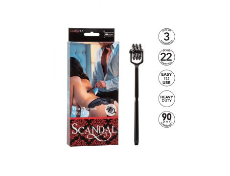 Koło stymulacyjne Scandal Trio Pleasure Wheel czarny 18.5 cm - 6
