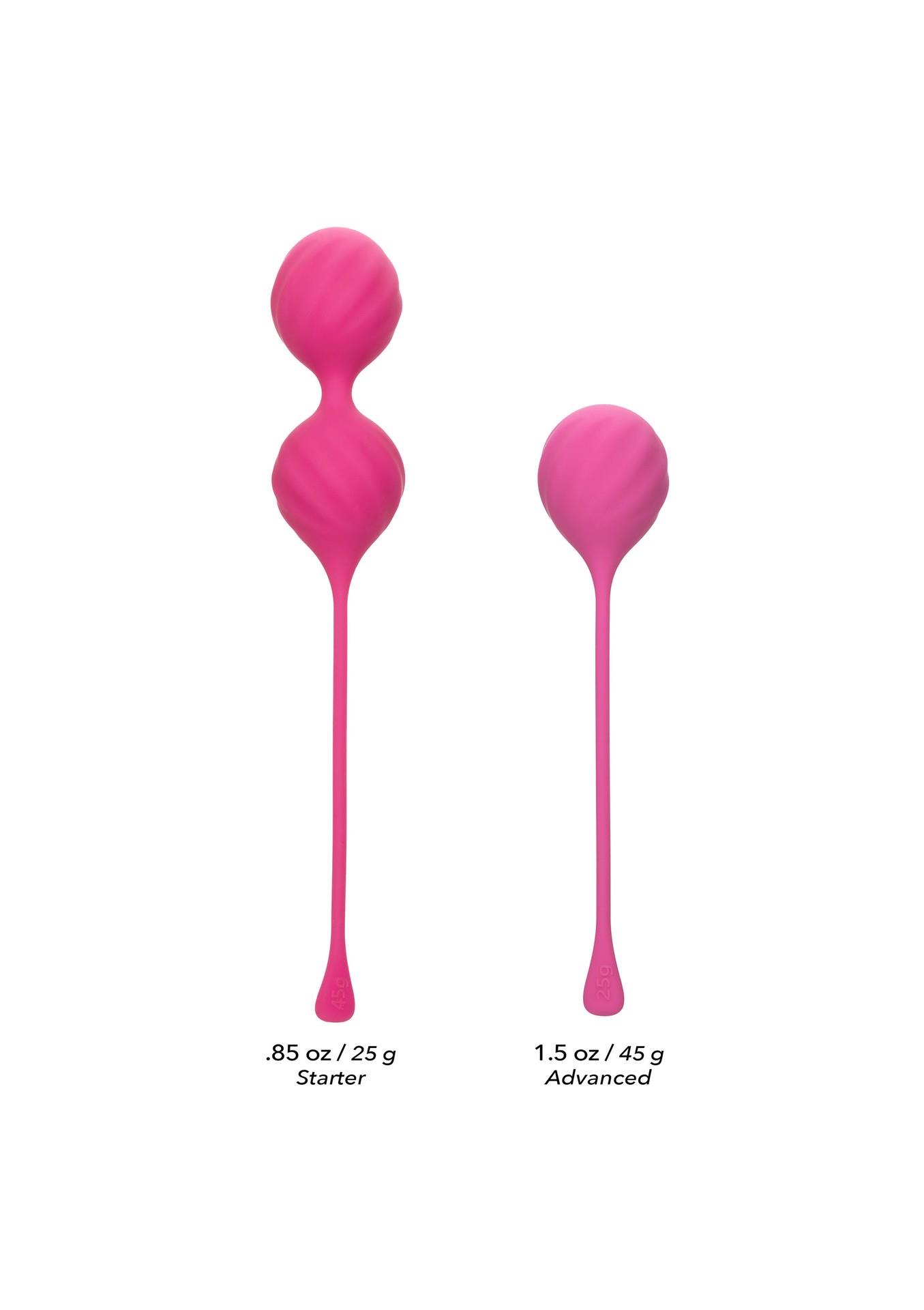 kegel training 2 pcs pink