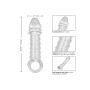Przedłużka na penisa Ultimate Stud Extender Calexotics przezroczysta 16 cm - 6