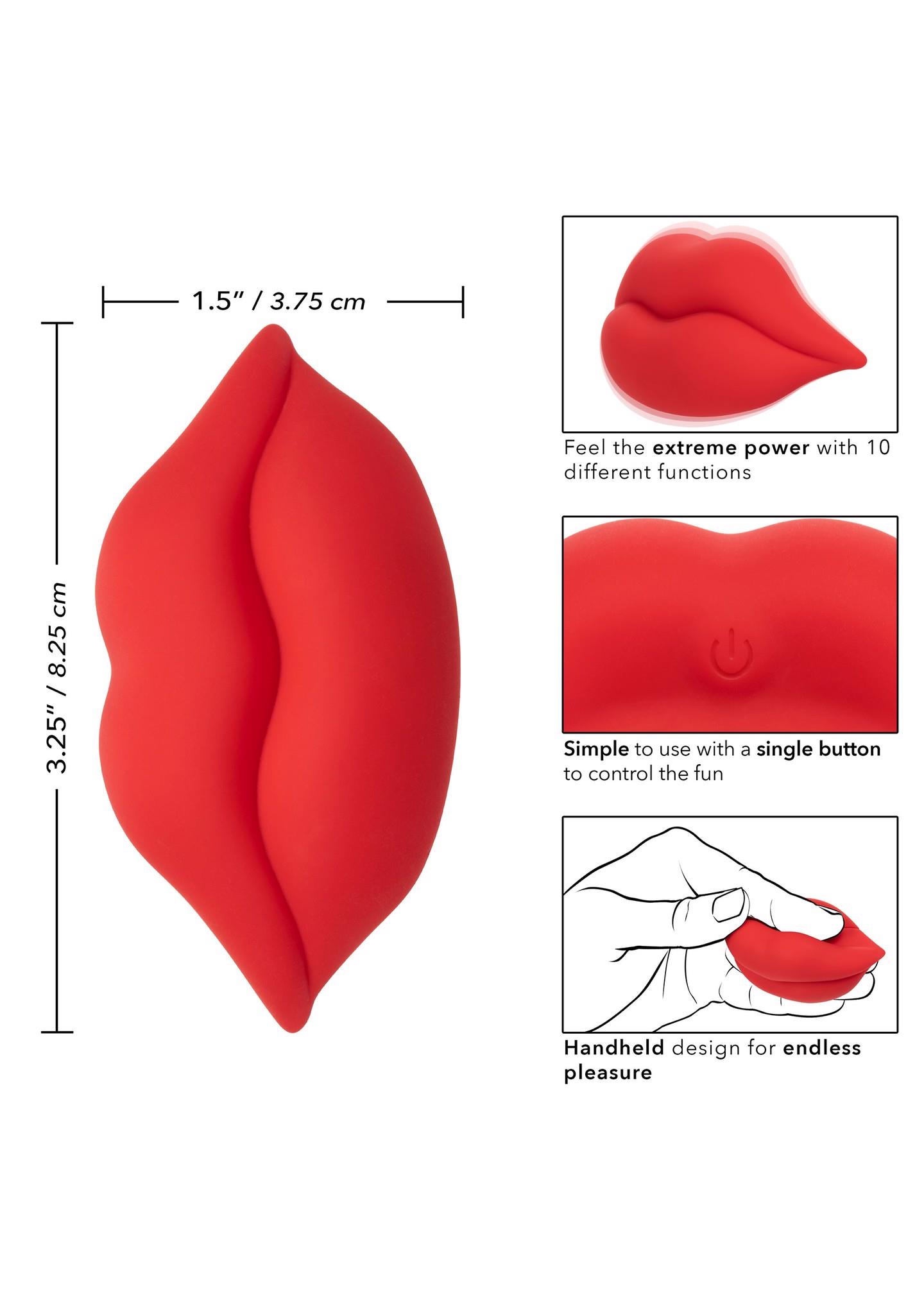 muah mini vibrator red