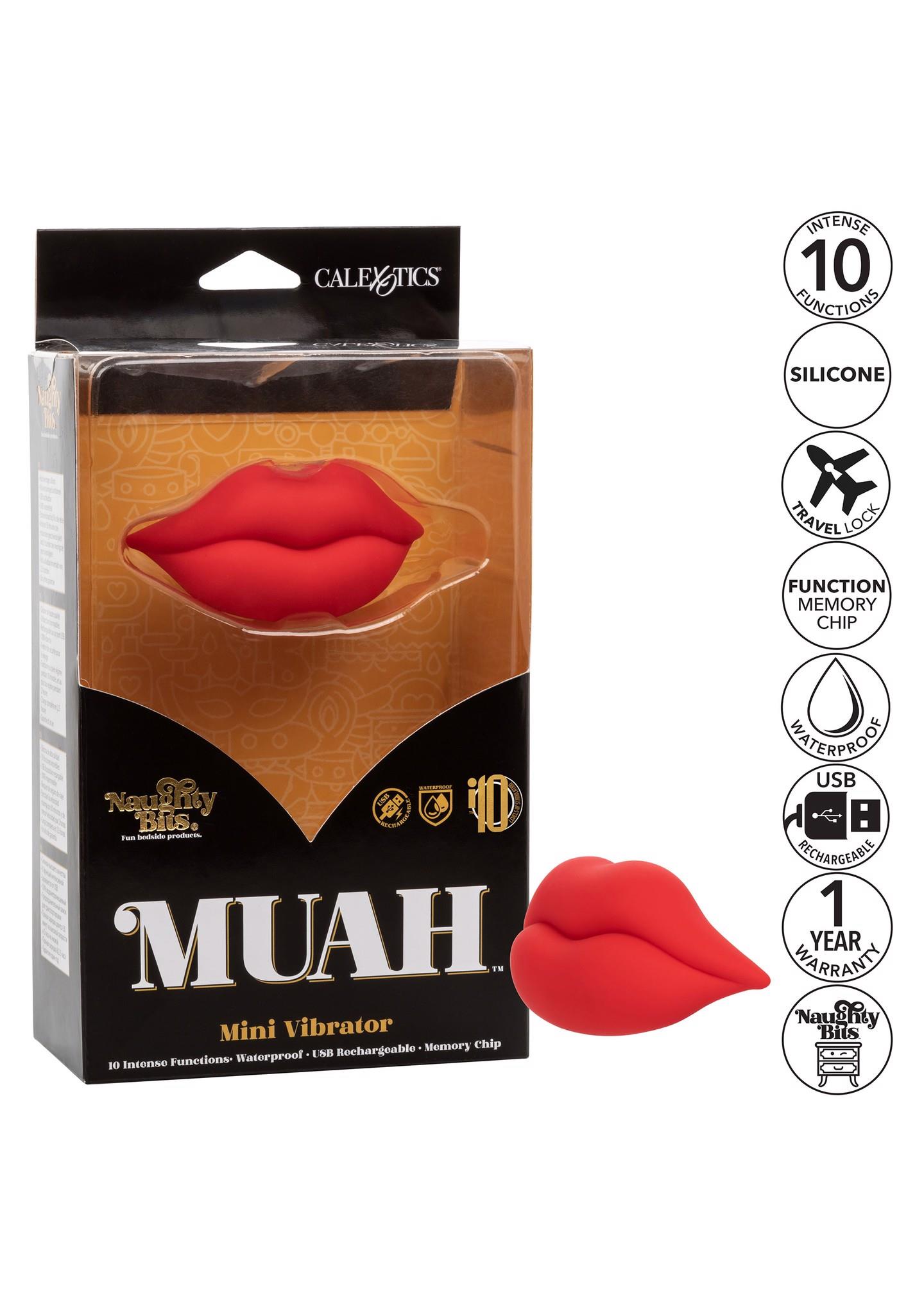 muah mini vibrator red