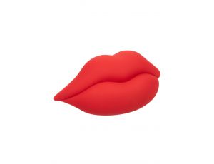 Wibrator mini Muah Calexotics czerwony silikonowy 8.3 cm