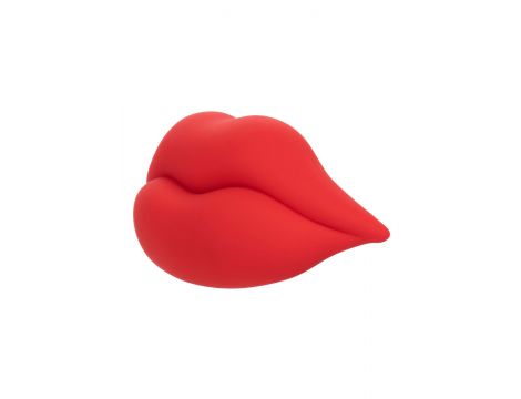 Wibrator mini Muah Calexotics czerwony silikonowy 8.3 cm - 3