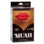 Wibrator mini Muah Calexotics czerwony silikonowy 8.3 cm - 3