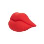 Wibrator mini Muah Calexotics czerwony silikonowy 8.3 cm - 4
