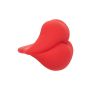 Wibrator mini Muah Calexotics czerwony silikonowy 8.3 cm - 5