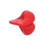 Wibrator mini Muah Calexotics czerwony silikonowy 8.3 cm - 6