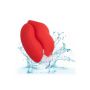 Wibrator mini Muah Calexotics czerwony silikonowy 8.3 cm - 9