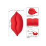 Wibrator mini Muah Calexotics czerwony silikonowy 8.3 cm - 10