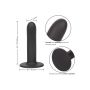 Dildo analne Boundless silikonowe gładkie czarne 15 cm Calexotics - 6