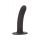 Dildo analne silikonowe Boundless prążkowane czarne 15 cm