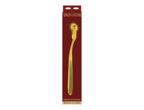 Koło Wartenberga Taboom złote metalowe 18.5 cm - 2