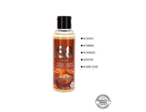 Lubrykant 4w1 deserowy Stimul8 S8 czekoladowy 125 ml - 3