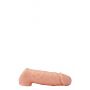 Przedłużka silikonowa RealStuff z paskiem na jądra 14 cm - 4