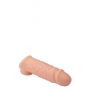 Przedłużka silikonowa RealStuff z paskiem na jądra 14 cm - 6