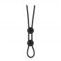 Pierścień erekcyjny Stay Hard Double Loop silikonowy czarny - 3