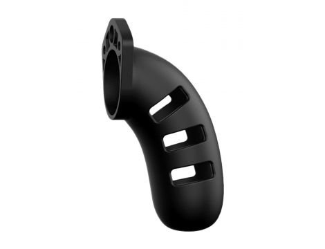Silikonowy pas cnoty ManCage Model 21 czarny 11 cm - 3