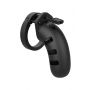 Silikonowy pas cnoty ManCage Model 21 czarny 11 cm - 3