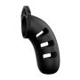 Silikonowy pas cnoty ManCage Model 21 czarny 11 cm - 4