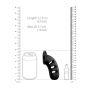 Silikonowy pas cnoty ManCage Model 21 czarny 11 cm - 6