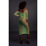 Komplet bielizny Ouch neonowy zielony XS/XL - 6