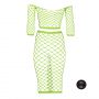 Komplet bielizny Ouch neonowy zielony XS/XL - 8