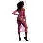 Komplet bielizny neonowy Ouch! różowy UV XS/XL - 3