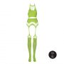 Komplet bielizny Ouch neonowy zielony UV XS/XL - 7