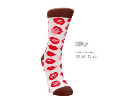 Skarpetki Sexy Socks Lip Love rozmiar 36 41 - 6