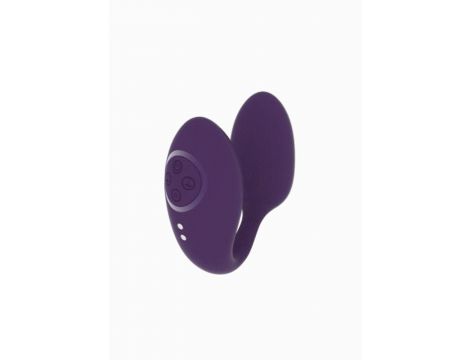 Dwusilnikowy stymulator łechtaczki i punktu G Vive Aika fioletowy USB 9cm - 5