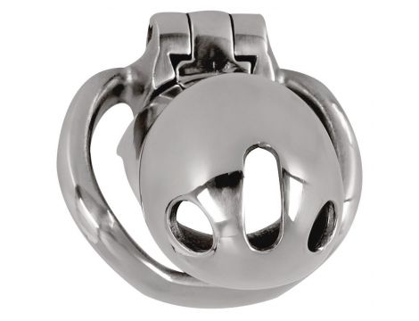Klatka na penisa stalowa Fetish Collection z zamkiem 8 cm - 5