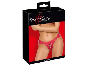 Uprząż strap-on Bad Kitty czerwona S-L