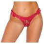 Uprząż strap-on Bad Kitty czerwona S-L - 3