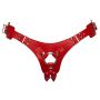 Uprząż strap-on Bad Kitty czerwona S-L - 5