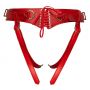 Uprząż strap-on Bad Kitty czerwona S-L - 6