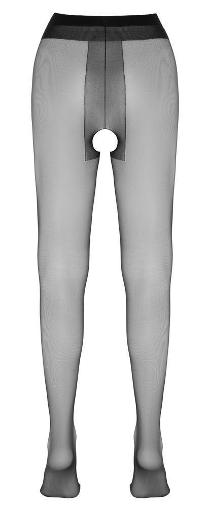 crotchless tights black 4