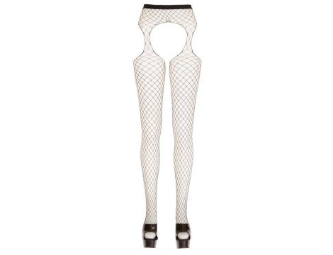 Rajstopy siateczkowe z wycięciami Cottelli LEGWEAR S-L - 4