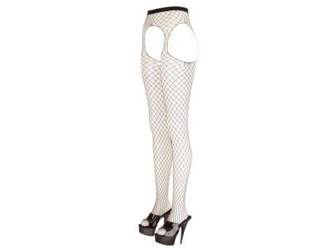 Rajstopy siateczkowe z wycięciami Cottelli LEGWEAR S-L - 7