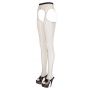 Rajstopy siateczkowe z wycięciami Cottelli LEGWEAR S-L - 8