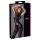 Body wetlook z siatką Cottelli PARTY czarny M